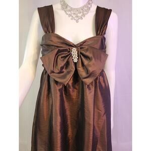 Star Box, Espresso Brown Party Cocktail Dress, Size Medium, New With Tags